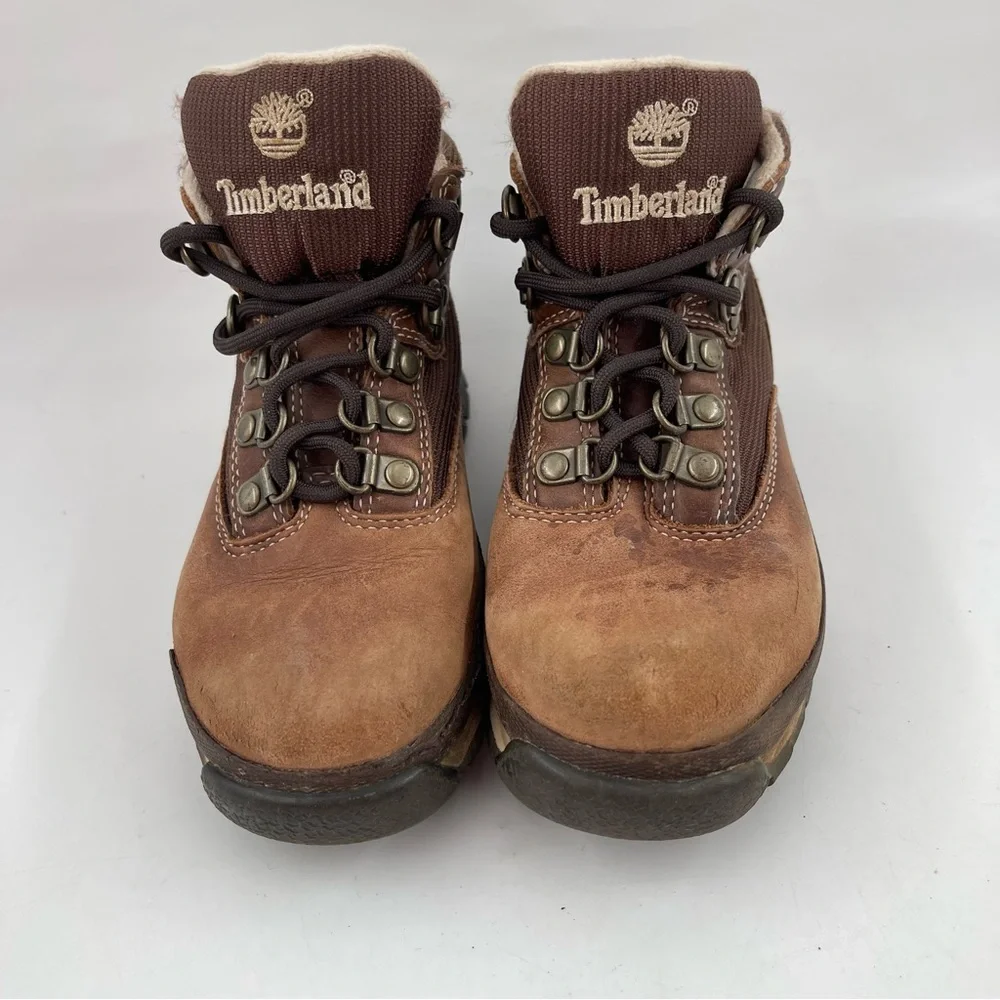 Timberland Boy’s Classic Brown Suede -SZ 12.5 C- Waterproof Hiking Boots